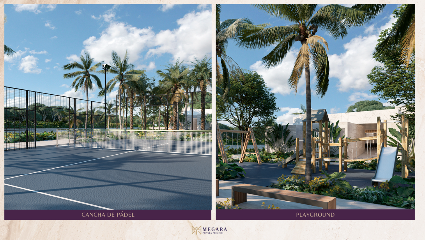 Canchas pádel y playground